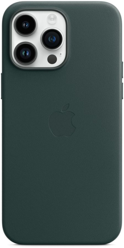 Купить  Apple iPhone 14 Pro Max Leather Case with MagSafe, forest green (MPPN3FE-A)-2.jpg